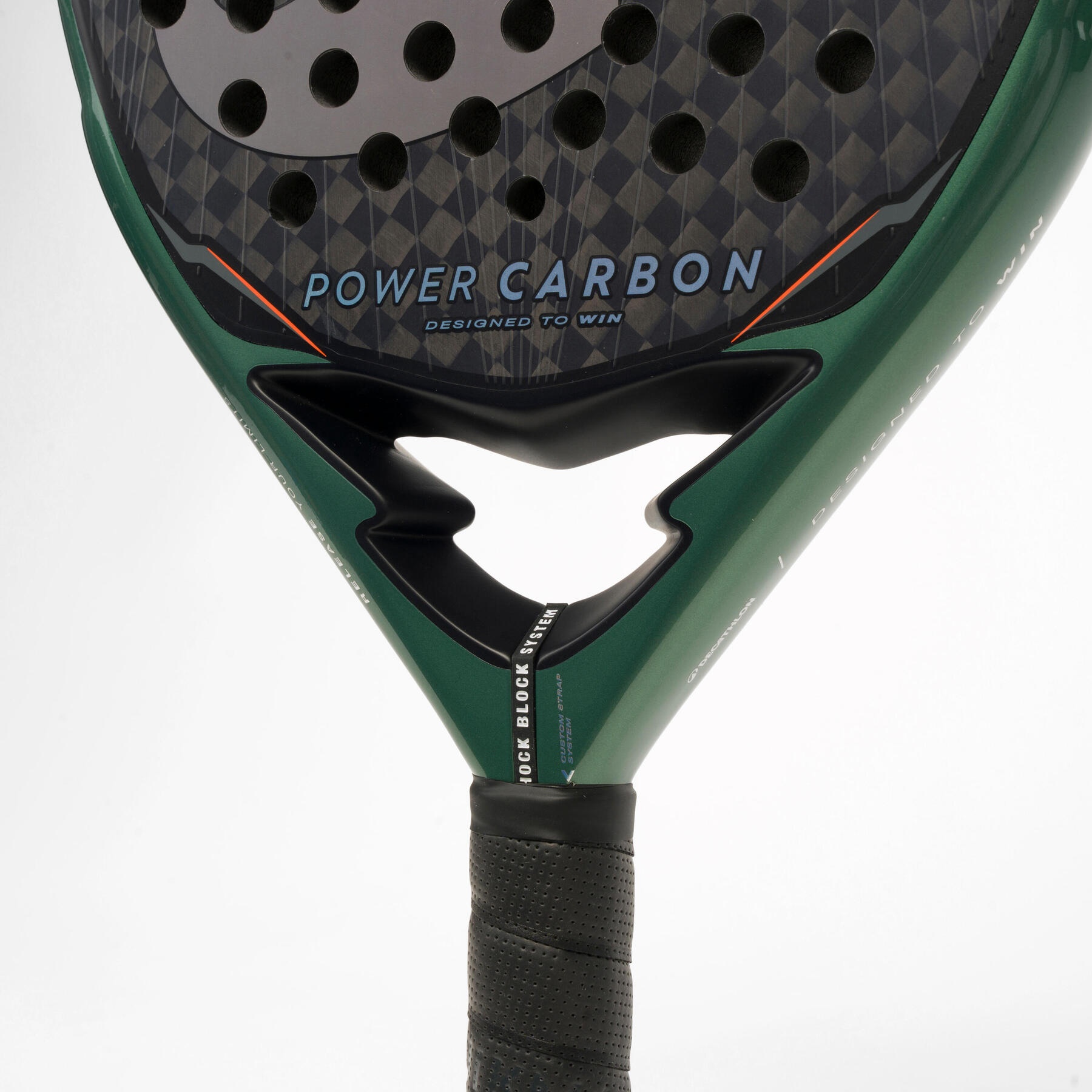 راکت پدل بزرگسال دکتلون Decathlon Adult Padel Kuikma Power Carbon – مشکی/سبز راکت پدل بزرگسال دکتلون Decathlon Adult Padel Kuikma Power Carbon – مشکی/سبز - Image 5