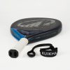 راکت پدل بزرگسال دکتلون Decathlon Adult Padel Kuikma Hybrid Pro LUCIA SAINZ – مشکی/آبی - Image 2
