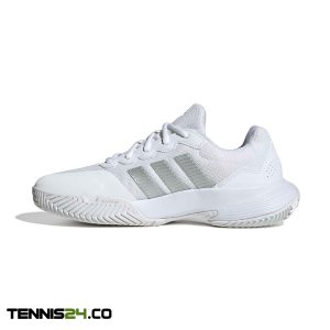 کفش تنیس زنانه آدیداس - ADIDAS GAMECOURT 2 Clay - سفید/نقره ای