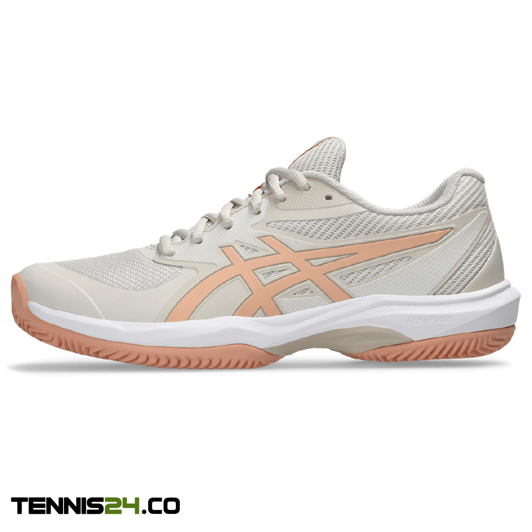 کفش تنیس زنانه اسیکس - Asics GAME FF CLAY/OC- کرم/نارنجی کفش تنیس زنانه اسیکس - Asics GAME FF CLAY/OC- کرم/نارنجی