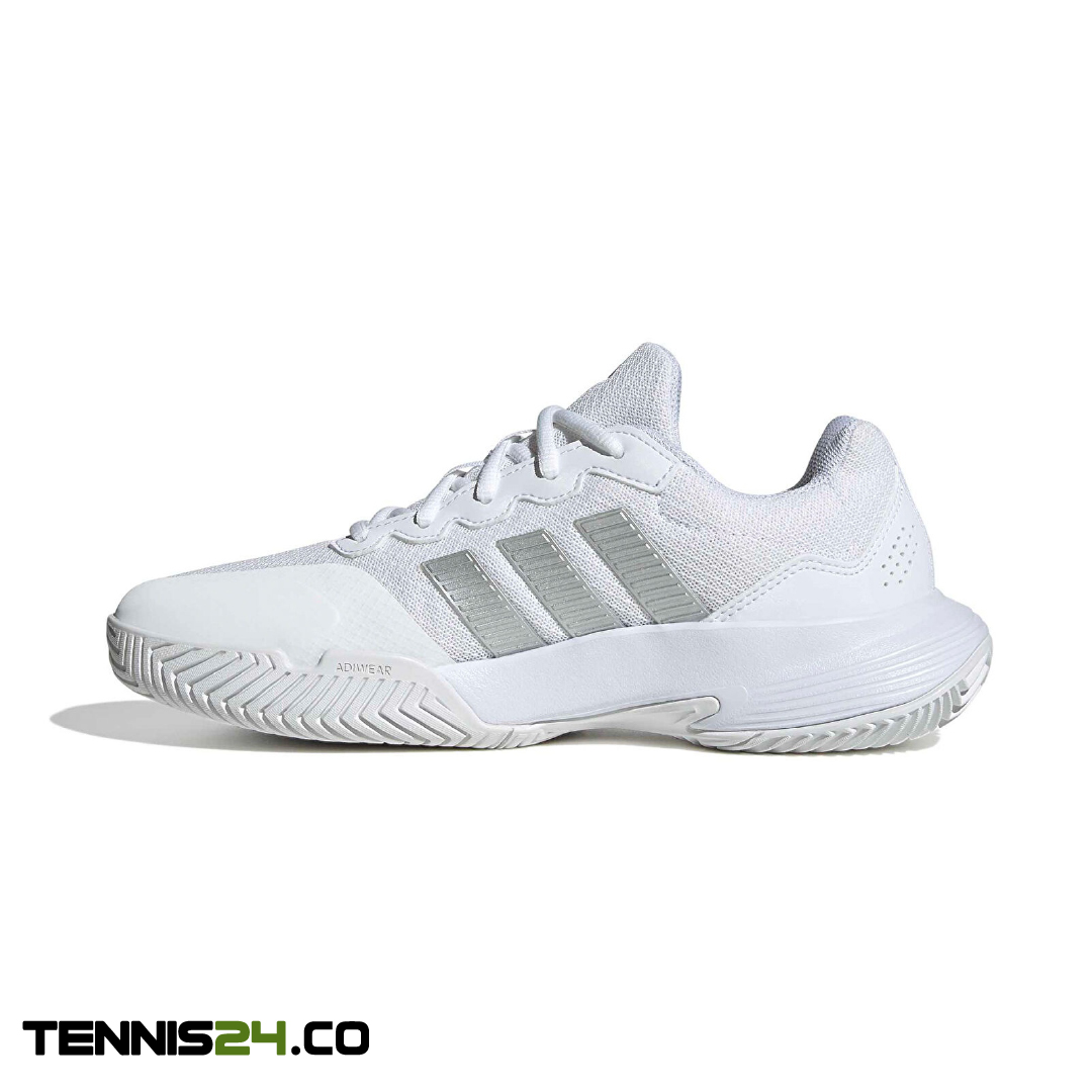 کفش تنیس زنانه آدیداس - ADIDAS GAMECOURT 2 Clay - سفید/نقره ای کفش تنیس زنانه آدیداس - ADIDAS GAMECOURT 2 Clay - سفید/نقره ای