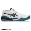 کفش تنیس مردانه اسیکس Asics GEL-RESOLUTION X - سفید/سبز - Image 2