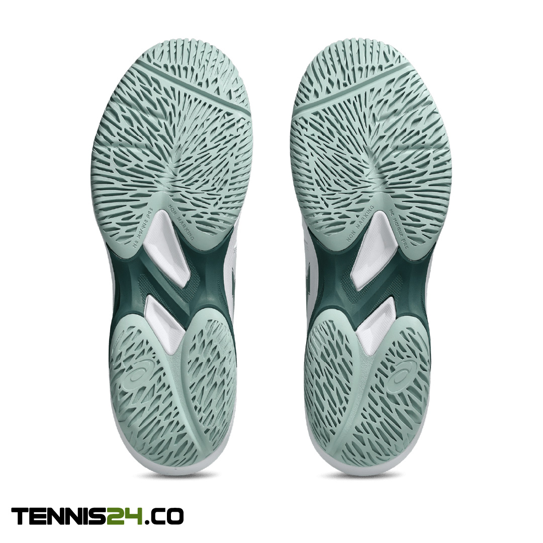 کفش تنیس مردانه اسیکس Asics GAME FF - سفید/سبز کفش تنیس مردانه اسیکس Asics GAME FF - سفید/سبز - Image 3