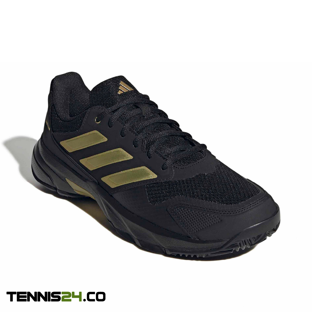 کفش تنیس مردانه آدیداس ADIDAS COURTJAM CONTROL 3 - مشکی/طلایی - تصویر 4