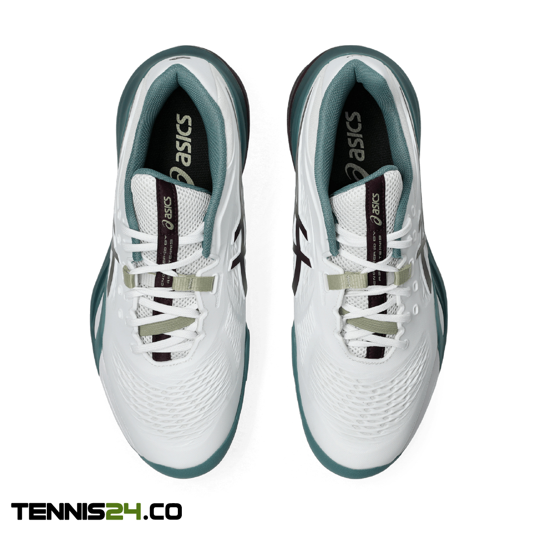 کفش تنیس مردانه اسیکس Asics GEL-RESOLUTION X - سفید/سبز کفش تنیس مردانه اسیکس Asics GEL-RESOLUTION X - سفید/سبز - تصویر 4