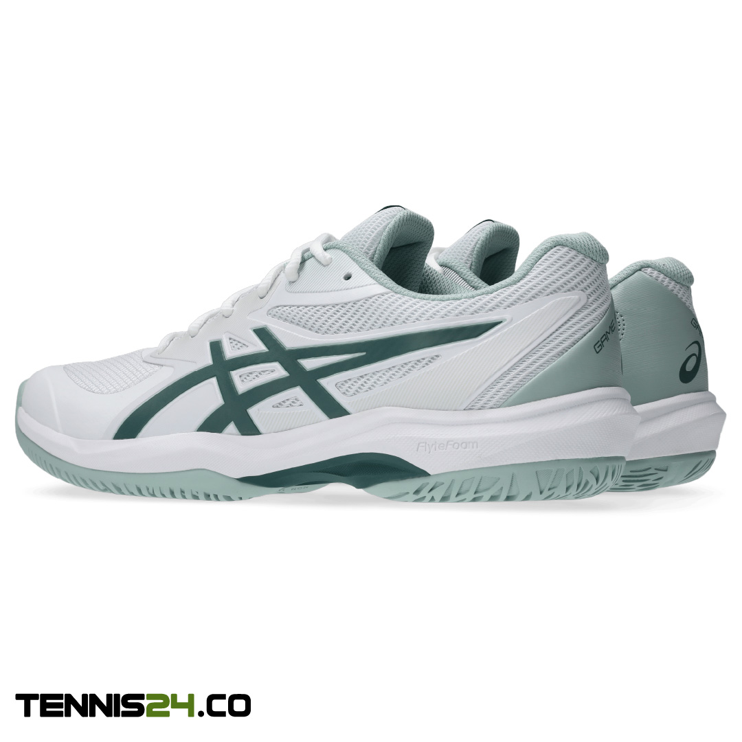 کفش تنیس مردانه اسیکس Asics GAME FF - سفید/سبز کفش تنیس مردانه اسیکس Asics GAME FF - سفید/سبز - Image 6