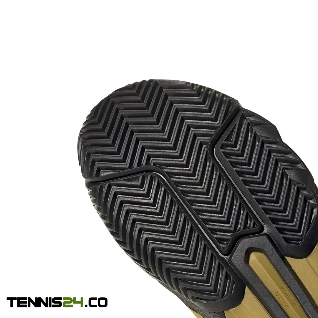 کفش تنیس مردانه آدیداس ADIDAS COURTJAM CONTROL 3 - مشکی/طلایی - تصویر 6