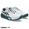کفش تنیس مردانه اسیکس Asics GEL-RESOLUTION X - سفید/سبز - Image 7