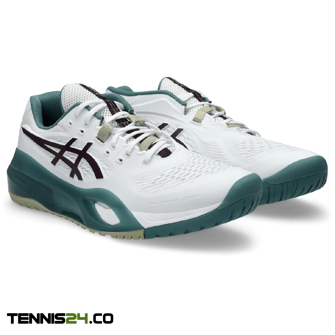 کفش تنیس مردانه اسیکس Asics GEL-RESOLUTION X - سفید/سبز کفش تنیس مردانه اسیکس Asics GEL-RESOLUTION X - سفید/سبز - تصویر 7