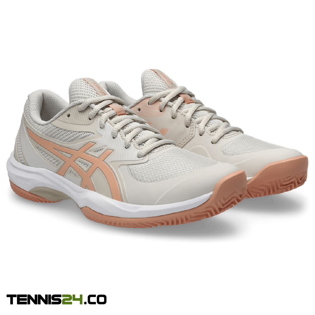 کفش تنیس زنانه اسیکس - Asics GAME FF CLAY/OC- کرم/نارنجی کفش تنیس زنانه اسیکس - Asics GAME FF CLAY/OC- کرم/نارنجی - Image 7