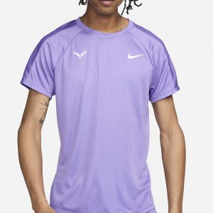 تی شرت تنیس مردانه نایک Nike Dri-FIT Rafa Challenger - بنفش تی شرت تنیس مردانه نایک Nike Dri-FIT Rafa Challenger - بنفش