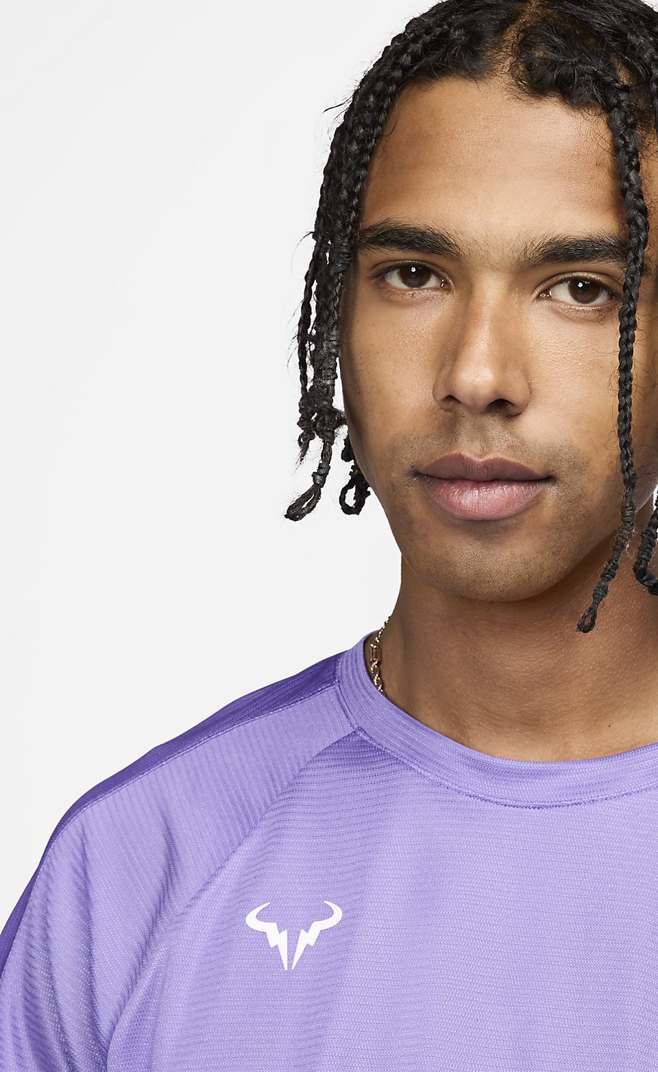 تی شرت تنیس مردانه نایک Nike Dri-FIT Rafa Challenger - بنفش تی شرت تنیس مردانه نایک Nike Dri-FIT Rafa Challenger - بنفش - Image 3