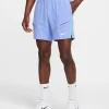 شلوارک تنیس مردانه نایک NikeCourt Advantage Dri-FIT 18 cm - آبی - Image 2