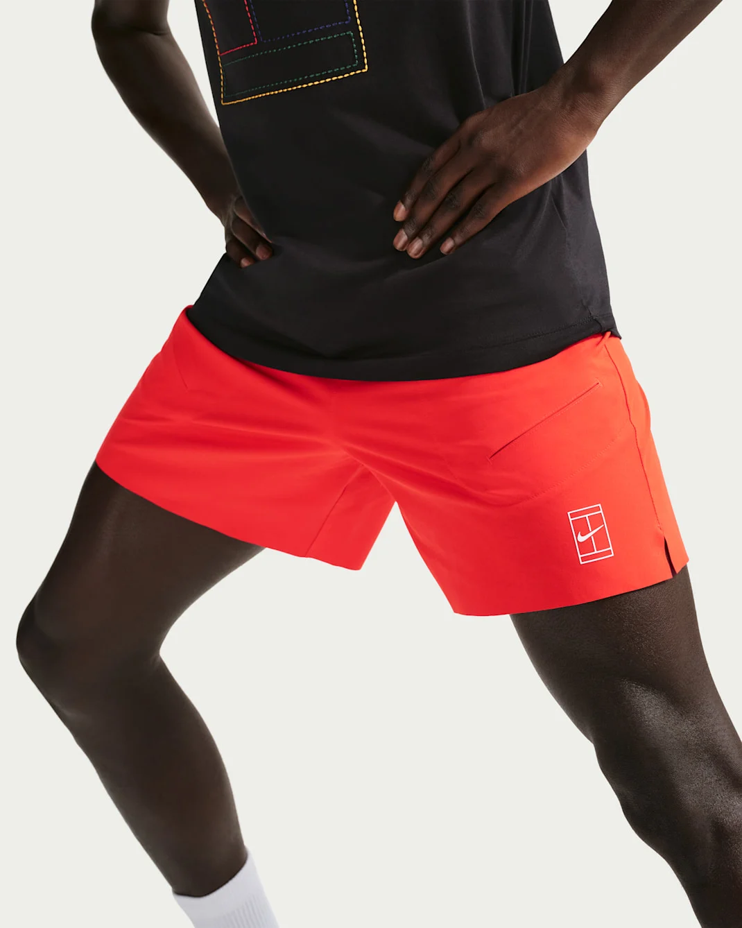 شلوارک تنیس مردانه نایک NikeCourt Advantage Dri-FIT 15 cm - قرمز شلوارک تنیس مردانه نایک NikeCourt Advantage Dri-FIT 15 cm - قرمز - Image 3