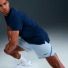شلوارک تنیس مردانه نایک NikeCourt Dri-FIT Victory 18cm - آبی - Image 2