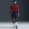 تی شرت تنیس مردانه نایک NikeCourt Slam Dri-FIT Advantage - زرشکی - Image 4