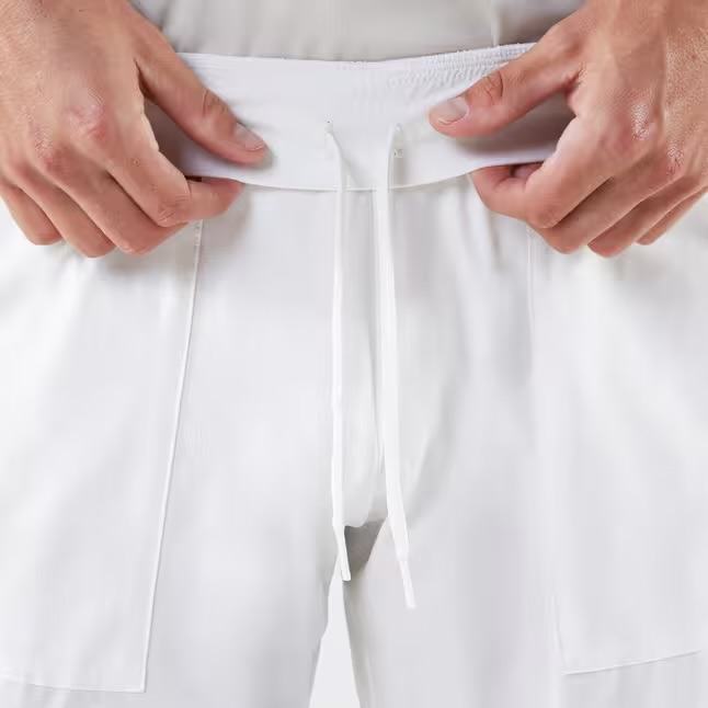 شلوارک تنیس مردانه دکتلون - Decathlon Dry - سفید - تصویر 4