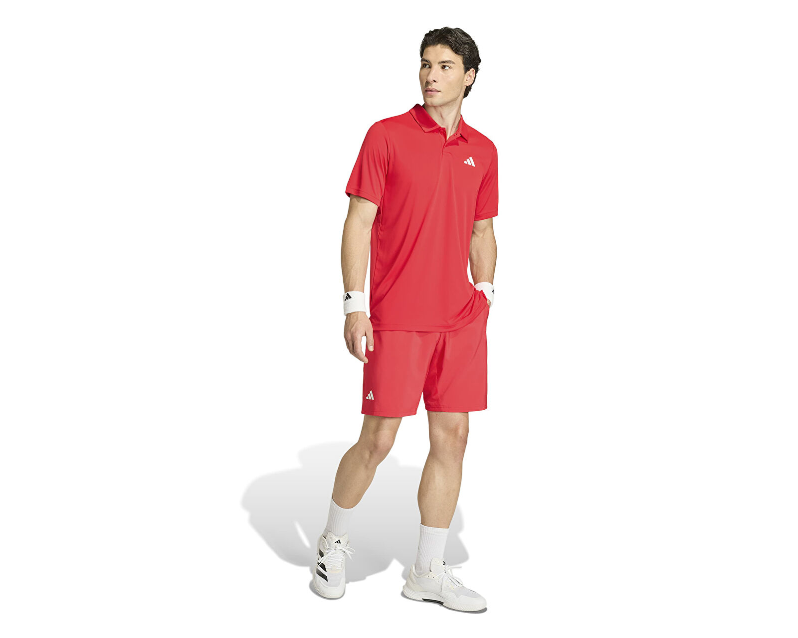 تی شرت تنیس مردانه آدیداس - Adidas Club Polo - قرمز تی شرت تنیس مردانه آدیداس - Adidas Club Polo - قرمز - Image 3