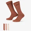 جوراب تنیس نایک Nike Everyday Plus Cushioned - پک سه تایی- چند رنگ