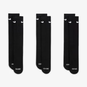جوراب تنیس نایک Nike Everyday Plus Cushioned – پک سه تایی – مشکی
