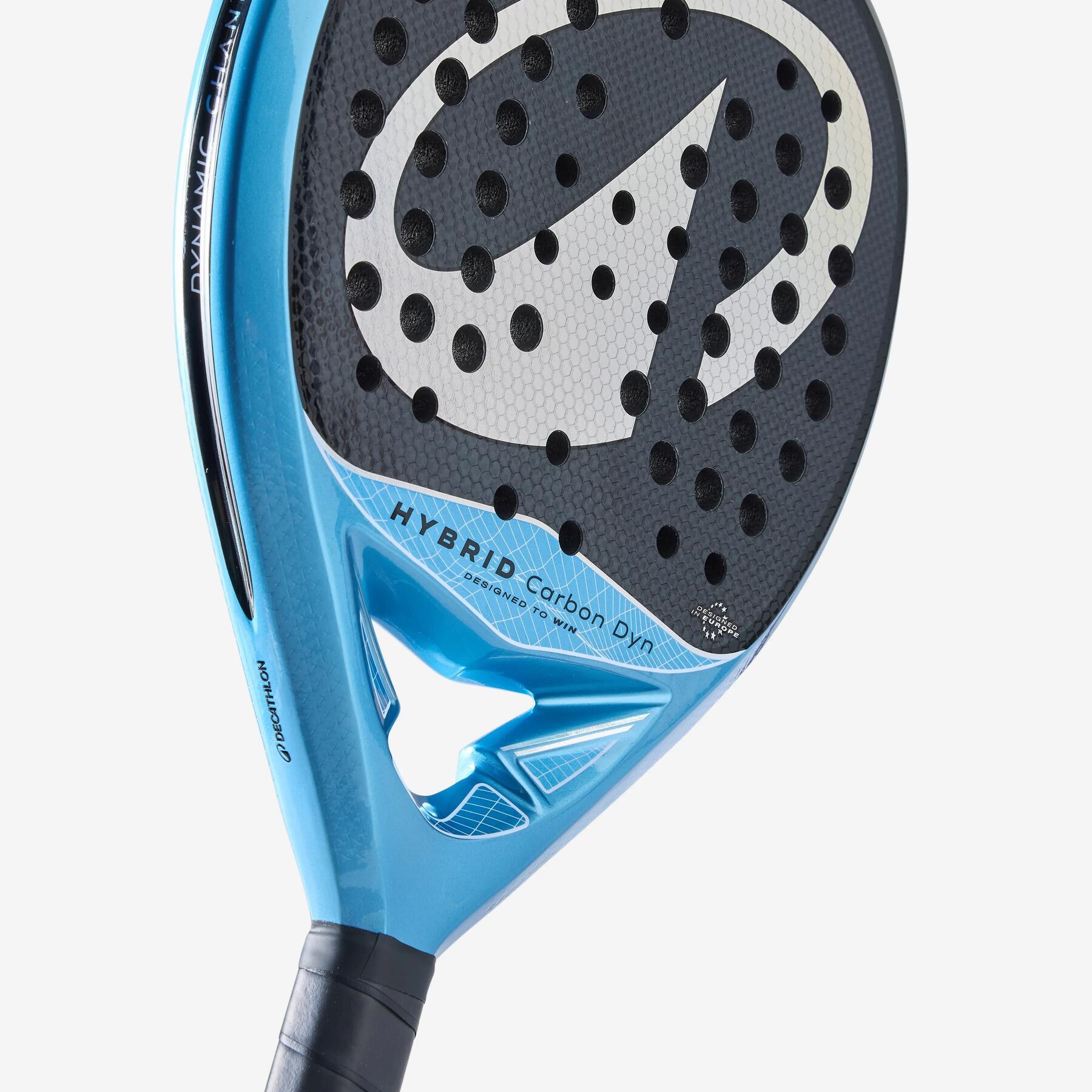 راکت پدل بزرگسال دکتلون کویکما - DECATHLON Kuikma PR Hybrid Carbon Dynamic - مشکی/آبی راکت پدل بزرگسال دکتلون کویکما - DECATHLON Kuikma PR Hybrid Carbon Dynamic - مشکی/آبی - Image 3