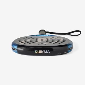 راکت پدل بزرگسال دکتلون کویکما - DECATHLON Kuikma PR Hybrid Carbon Dynamic - مشکی/آبی - تصویر 4
