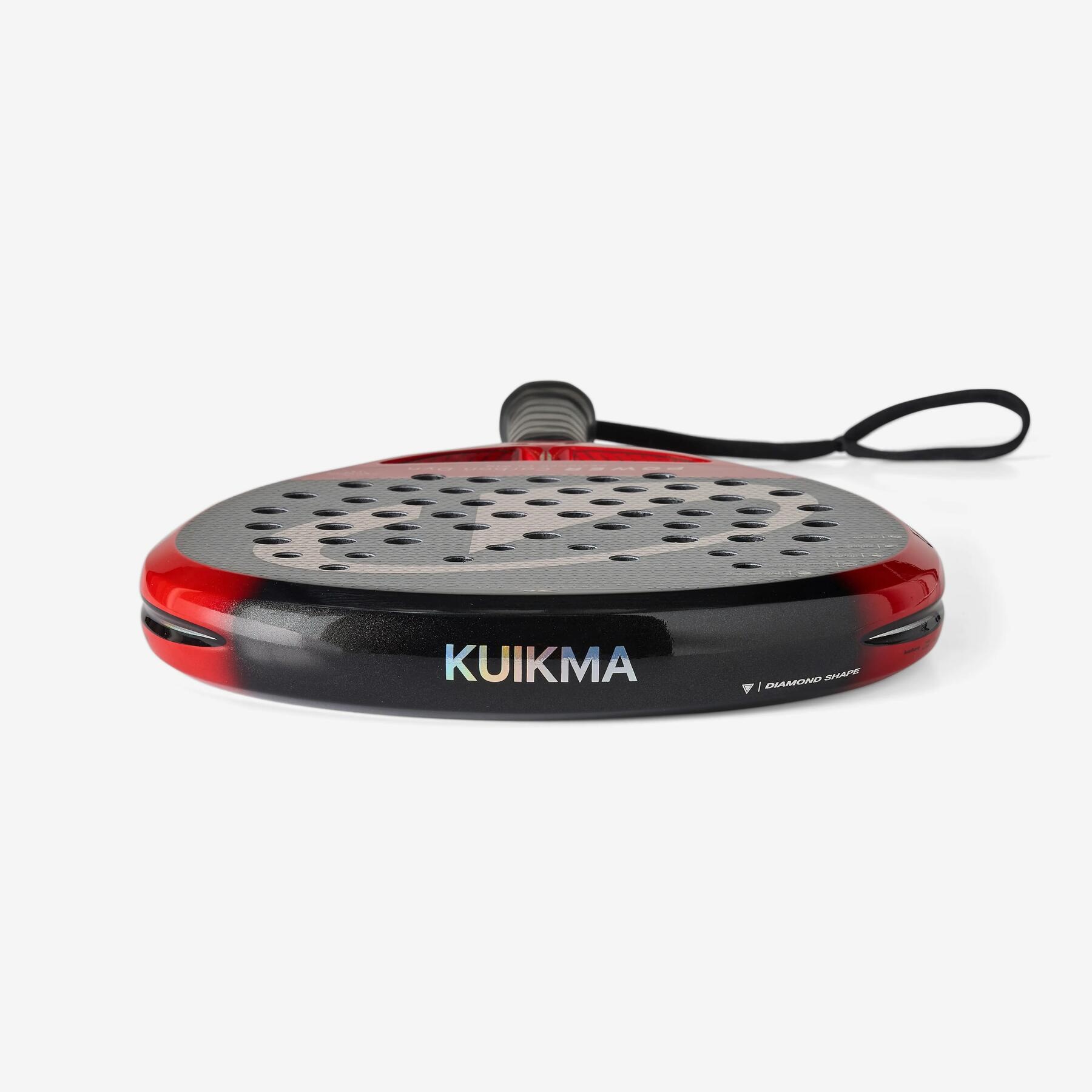 راکت پدل بزرگسال دکتلون کویکما - DECATHLON Kuikma PR Power Carbon Dynamic - مشکی/قرمز راکت پدل بزرگسال دکتلون کویکما - DECATHLON Kuikma PR Power Carbon Dynamic - مشکی/قرمز - Image 3