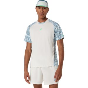 پلوشرت تنیس مردانه اسیکس - ASICS SS TOP - سفید/آبی پلوشرت تنیس مردانه اسیکس - ASICS SS TOP - سفید/آبی