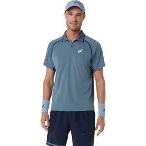 پلوشرت تنیس مردانه اسیکس - ASICS MATCH POLO SS TOP - خاکستری پلوشرت تنیس مردانه اسیکس - ASICS MATCH POLO SS TOP - خاکستری