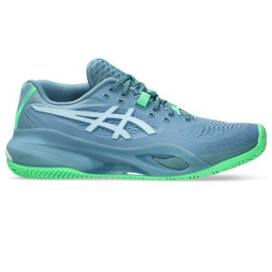 کفش پدل مردانه اسیکس Asics Gel Resolution X Padel - خاکستری/سبز