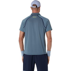 پلوشرت تنیس مردانه اسیکس  – ASICS MATCH POLO SS TOP – خاکستری