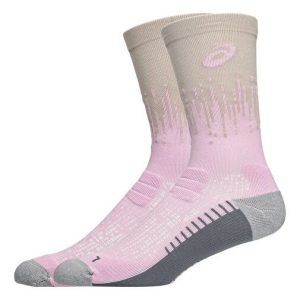 جوراب تنیس اسیکس ASICS Unisex Socks PERFORMANCE – کرم/صورتی