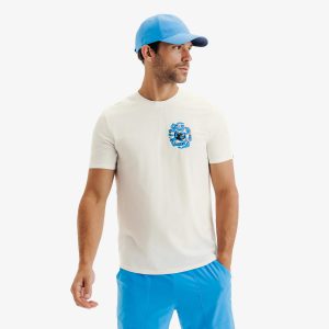 تیشرت تنیس مردانه دکتلون کویکما - KUIKMA TTS Soft - سفید تیشرت تنیس مردانه دکتلون کویکما - KUIKMA TTS Soft - سفید