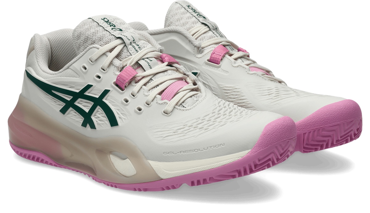 کفش پدل زنانه اسیکس - Asics GEL-RESOLUTION X PADEL - کرم/صورتی - تصویر 6