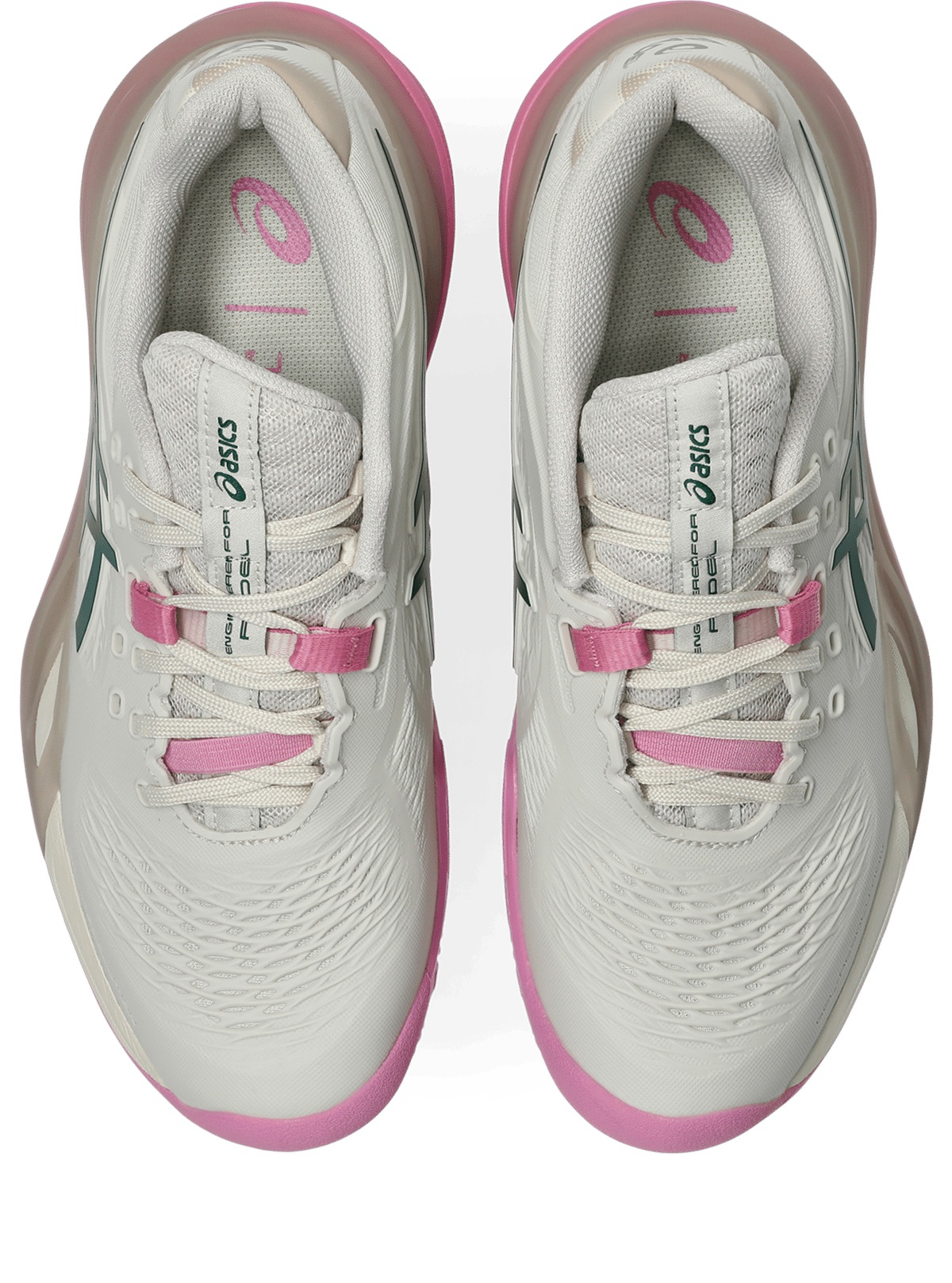 کفش پدل زنانه اسیکس - Asics GEL-RESOLUTION X PADEL - کرم/صورتی - تصویر 4