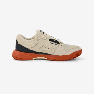 کفش تنیس مردانه دکتلون کویکما – Decathlon Comfort Clay – کرم/نارنجی