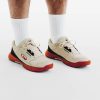 کفش تنیس مردانه دکتلون کویکما - Decathlon Comfort Clay - کرم/نارنجی - Image 4