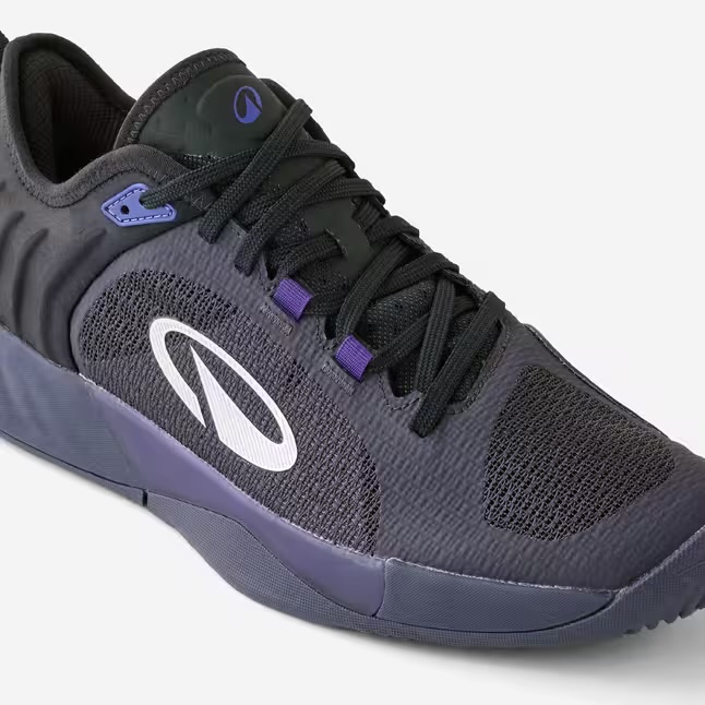 کفش تنیس مردانه دکتلون کویکما - Decathlon Unrupt Team - مشکی/بنفش - تصویر 3