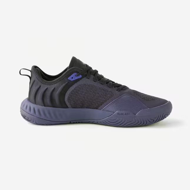 کفش تنیس مردانه دکتلون کویکما - Decathlon Unrupt Team - مشکی/بنفش - تصویر 5