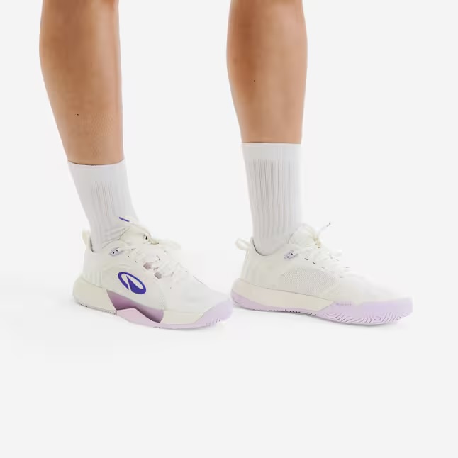 کفش تنیس زنانه دکتلون کویکما Decathlon Women's Tennis Shoes Unrupt Team - سفید - تصویر 6