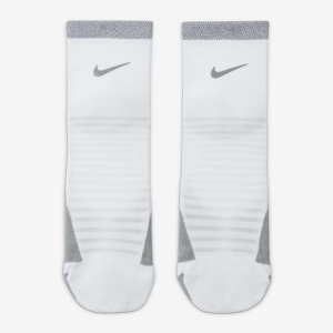 جوراب ورزشی نایک Dri-FIT Spark – سفید/خاکستری