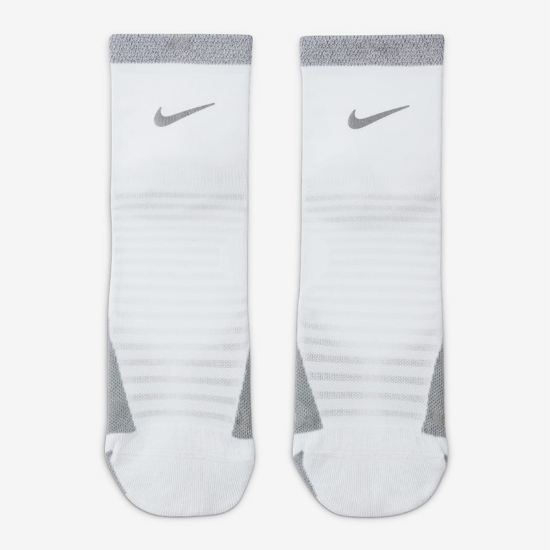 جوراب ورزشی نایک Dri-FIT Spark – سفید/خاکستری - تصویر 2