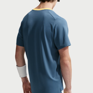 تیشرت تنیس مردانه نایک NikeCourt Advantage Dri-FIT – آبی سربی