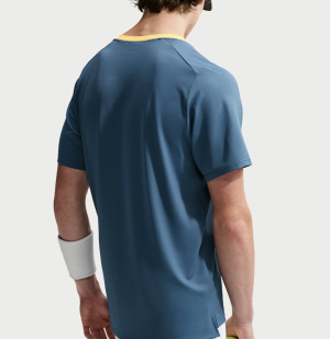 تیشرت تنیس مردانه نایک NikeCourt Advantage Dri-FIT – آبی سربی