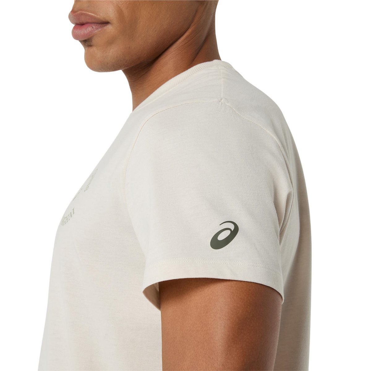 تیشرت تنیس مردانه اسیکس ASICS Game Seasonal Graphic Tee – بژ - تصویر 6