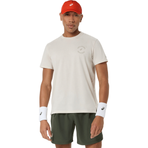 تیشرت تنیس مردانه اسیکس ASICS Game Seasonal Graphic Tee – بژ