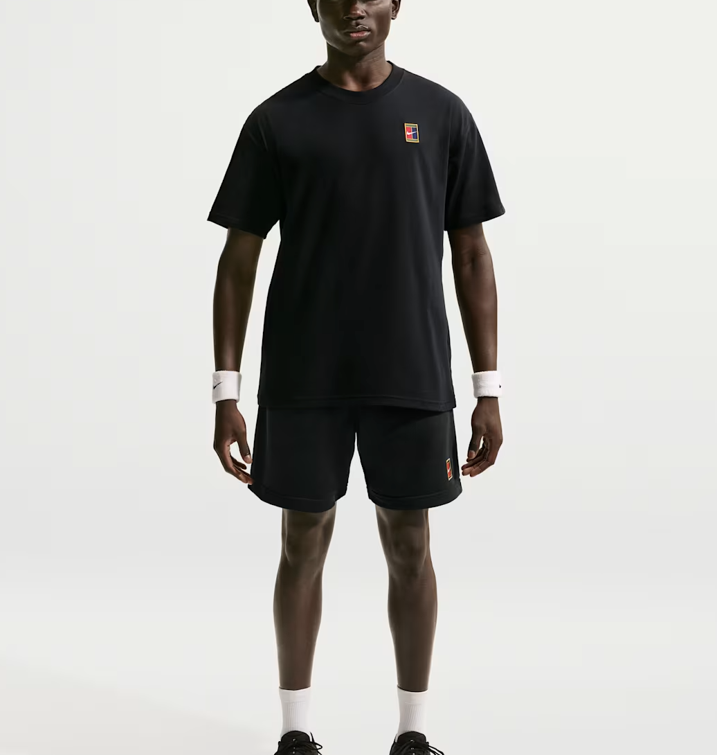 تیشرت تنیس مردانه نایک NikeCourt Max90 Cotton– مشکی - تصویر 3