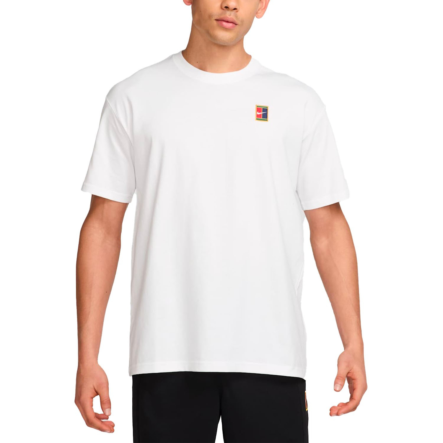 تیشرت تنیس مردانه نایک NikeCourt Max90 Cotton – سفید - تصویر 5