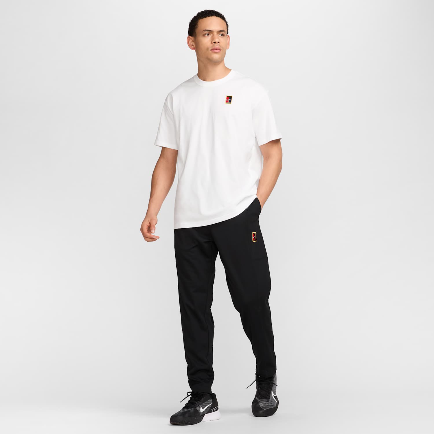 تیشرت تنیس مردانه نایک NikeCourt Max90 Cotton – سفید - تصویر 4