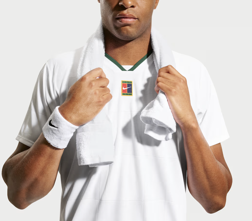 تیشرت تنیس مردانه نایک Nike Slam Dri-FIT ADV – سفید/سبز - تصویر 9